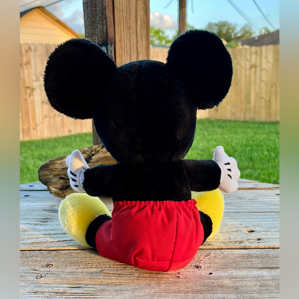 Vintage Walt Disney Mickey Mouse Plush Stuffed Toy - Picture 4 of 6